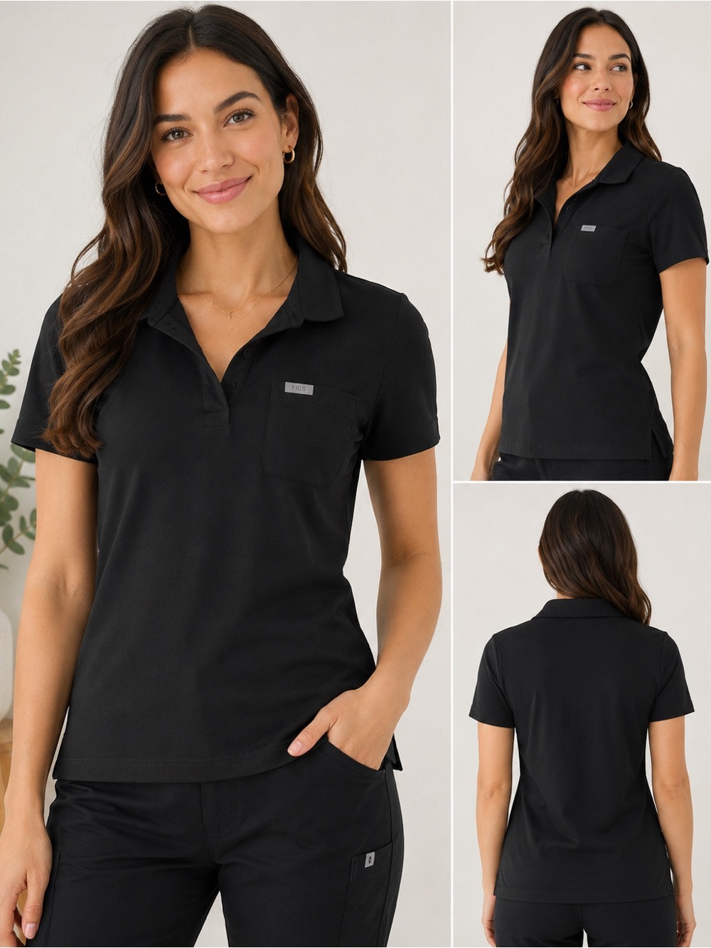 FIGS Pro Polo Shirt Women’s M